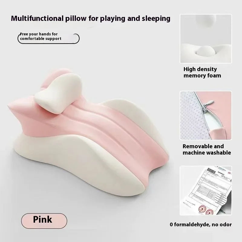 Bedside Bed Multifunctional Lying Pillow Prone Reading Cushion Pillow Phone Lying Down Sleeping Artifact Pillow Cushion