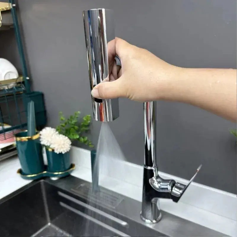 Kitchen Faucet Waterfall Outlet Splash Proof Universal 360° Rotating Bubbler 3 Modes Multifunctional Water Tap Nozzle Extension Smart Nest Gadgets