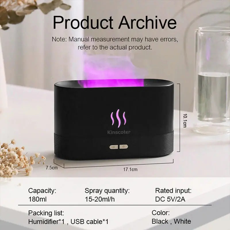 KINSCOTER Aroma Diffuser Air Humidifier Ultrasonic - Smart Nest Gadgets