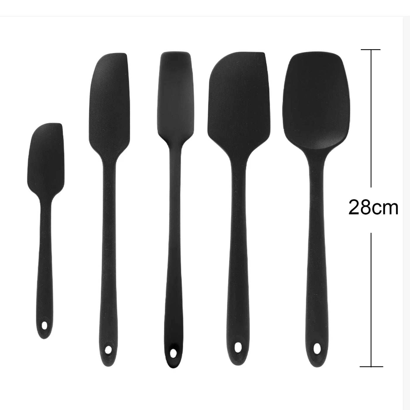 Silicone Cooking Utensils Non-stick Kitchenware Tools Spatula Ladle Egg Beaters Shovel Soup Butter Scraper Kitchen Cookware