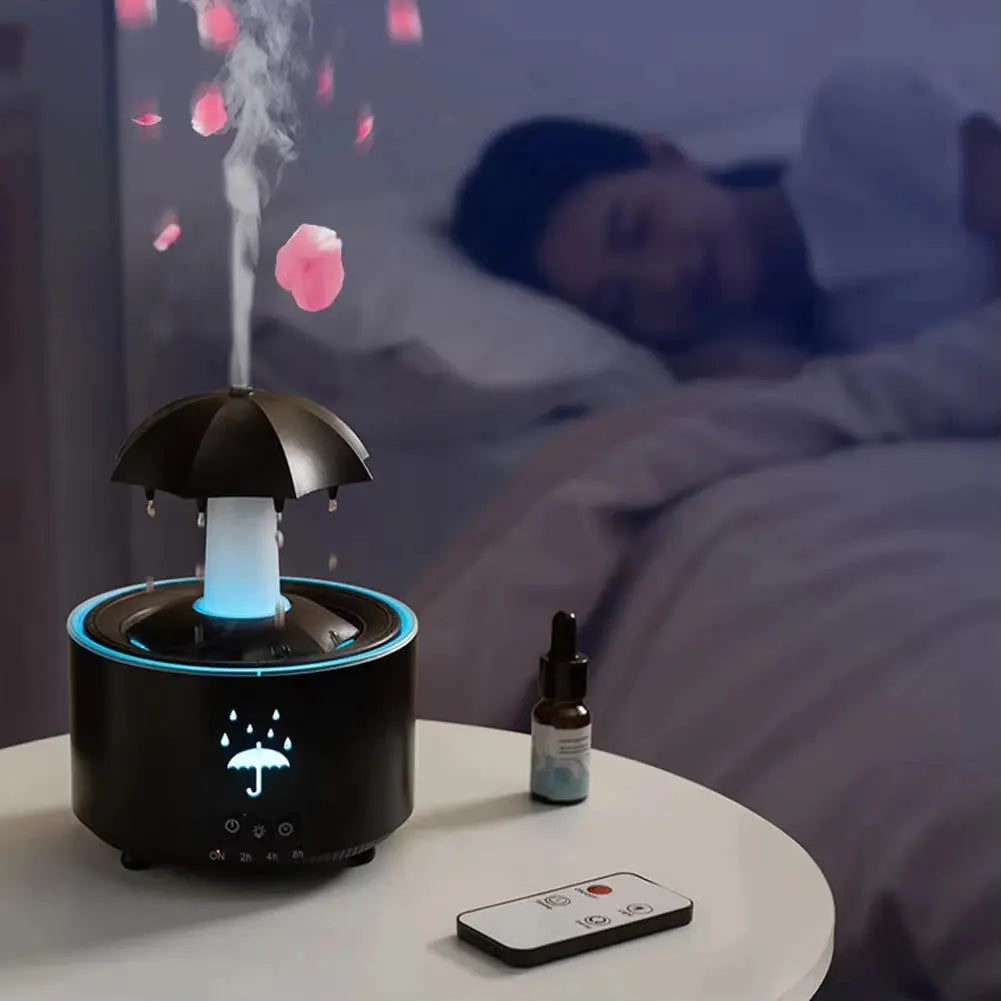 Rotate Umbrella Water Drop Air Humidifier  Colorful - Smart Nest Gadgets