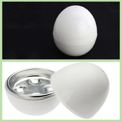 Microwave Egg Steamer Boiler Cooker Easy Quick 5 Minutes Hard or Soft Boiled Kitchen Cooking Tools Capacity for 4 Eggs