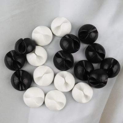 Cable Organizer 6Pcs Cable Clip Desk Tidy Organiser Cable Winder Wire Cord USB Charger Cord Holder Organizer Fixed Clasp