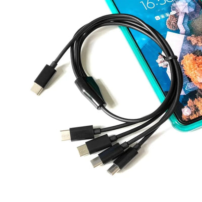Charging Line One Drag Four Charging Cable Charger Cable Type C To 4 Type C Wire Power Supply Cord USB  To 4 Port Type C Cable