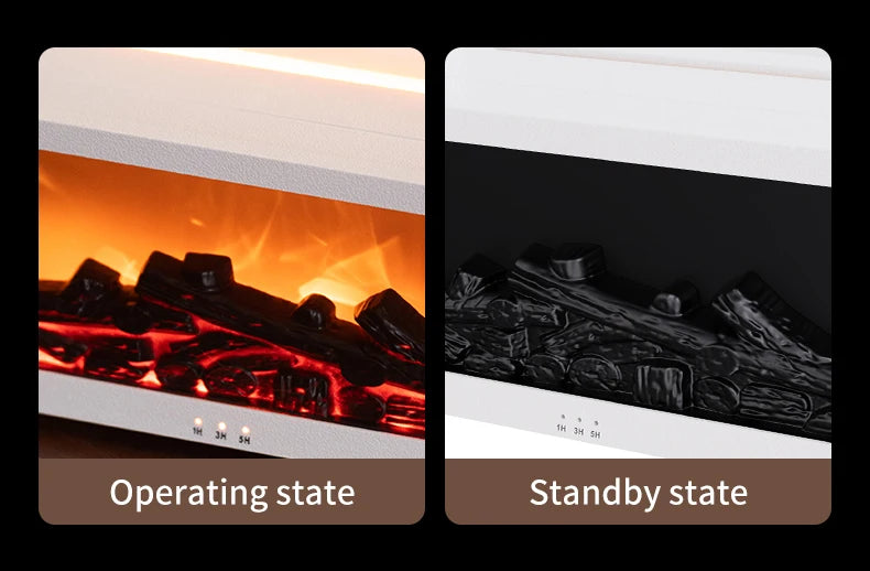 Fireplace Aroma Diffuser 150ml 7 Color Flame With Remote Control Cool Mist Humidifier Auto ShutOff Timer For Home Office