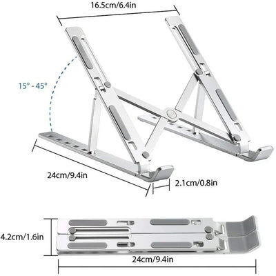 Laptop Stand Ergonomic Adjustable Stand AIDS Computer Cooling Performance Efficient Multi-angle Adjustment Tablet Available