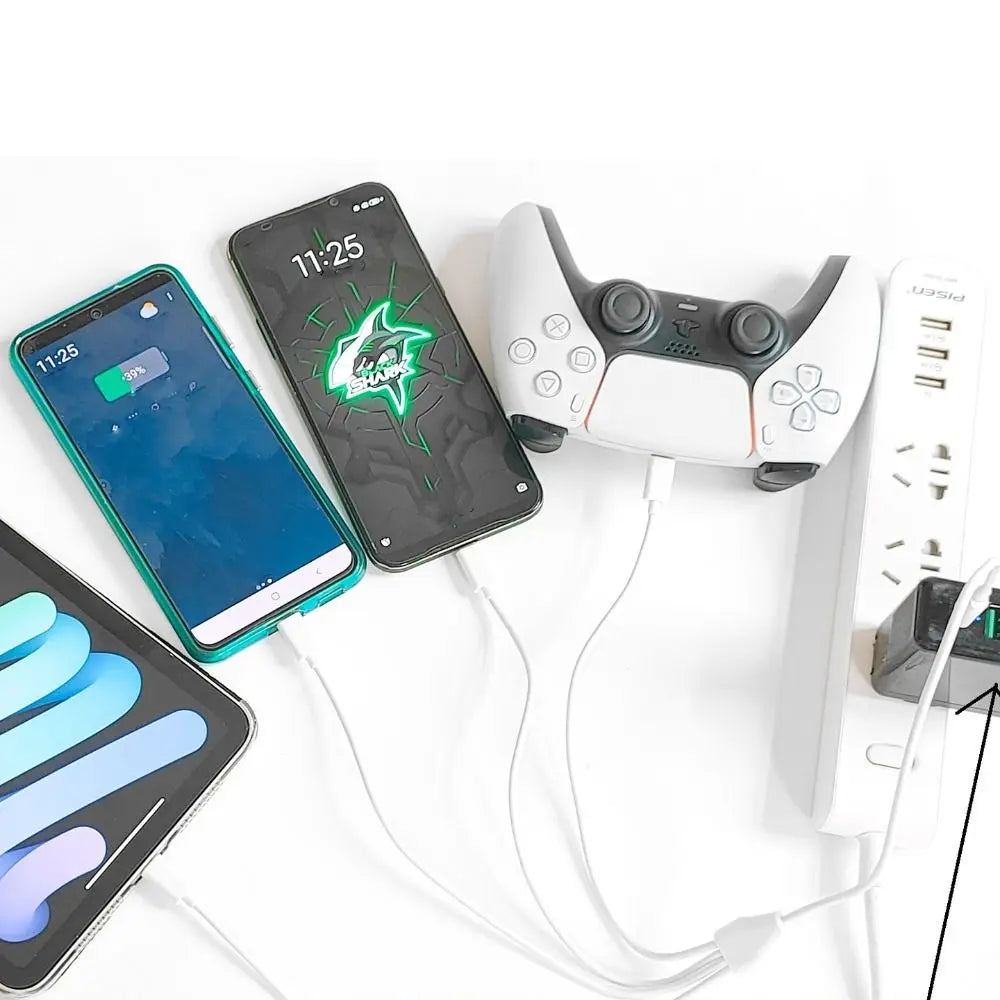 Charging Line One Drag Four Charging Cable Charger Cable Type C To 4 Type C Wire Power Supply Cord USB  To 4 Port Type C Cable