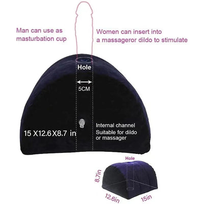 Inflatable Pillow Flocking Love Position Cushione Bed Wedge Furniture Sofa Night Games Couples Aid Pillows Husband And Wife