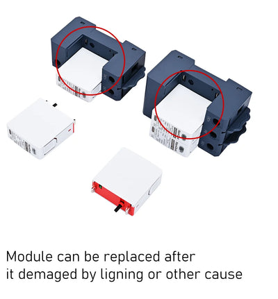 DC SPD 100V 250V 500V 800V 1000V Surge Arrester Protective Lightning Protector 20KA 40KA 60KA New Energy  DC Surge Protector