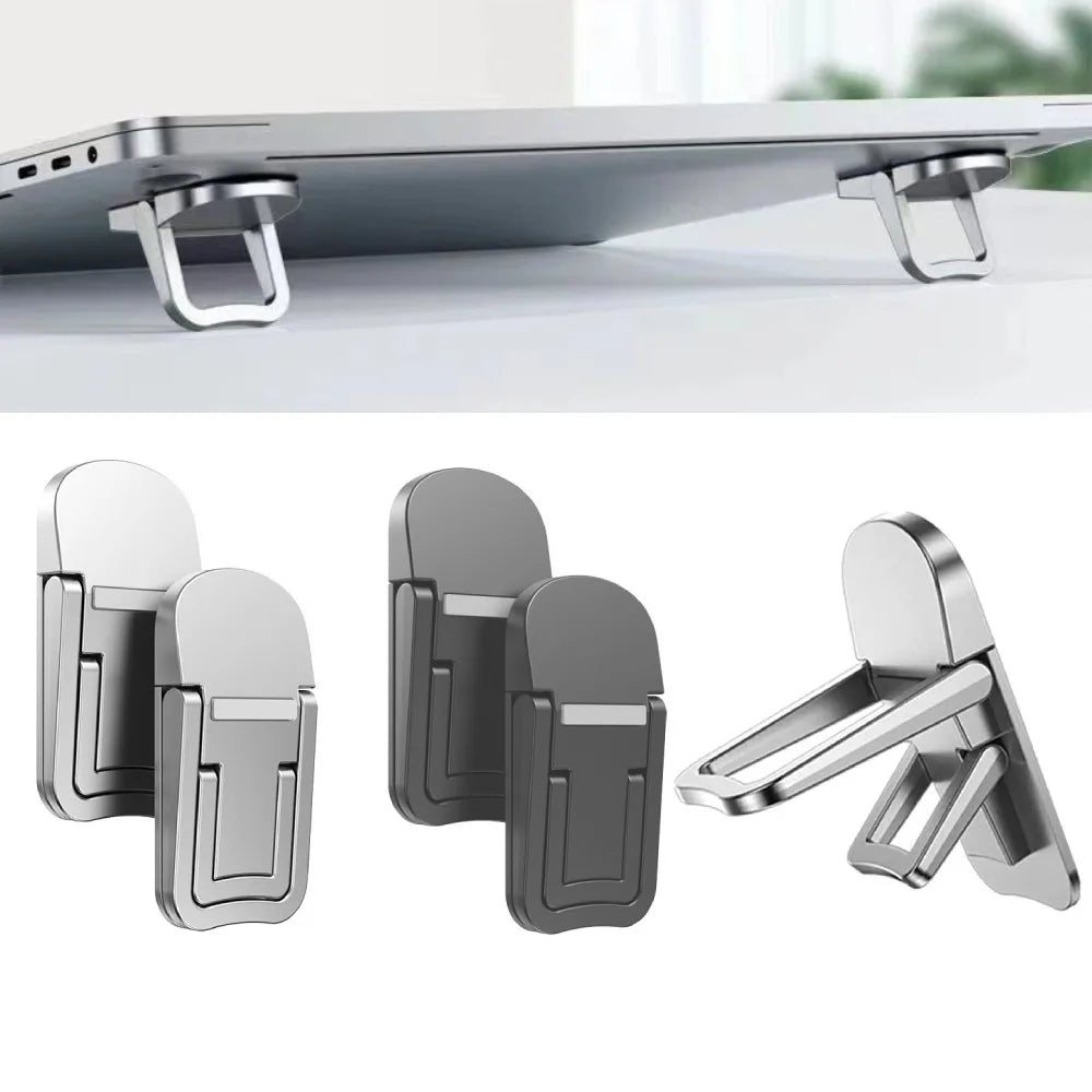 Laptop Stand For Computer Keyboard Holder Mini Portable Legs For Macbook Huawei Xiaomi Notebook Heighten Holder Invisible Suppor