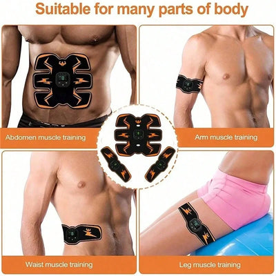 Smart EMS Wireless Muscle Stimulator Fitness Trainer Abdominal Training Electric Stickers Body Massager