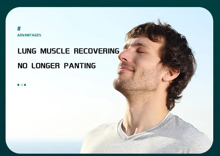 Smart Breathing Trainer, Breathing Exercise Device with Breath Monitor App to Strengthen Breathing Muscles