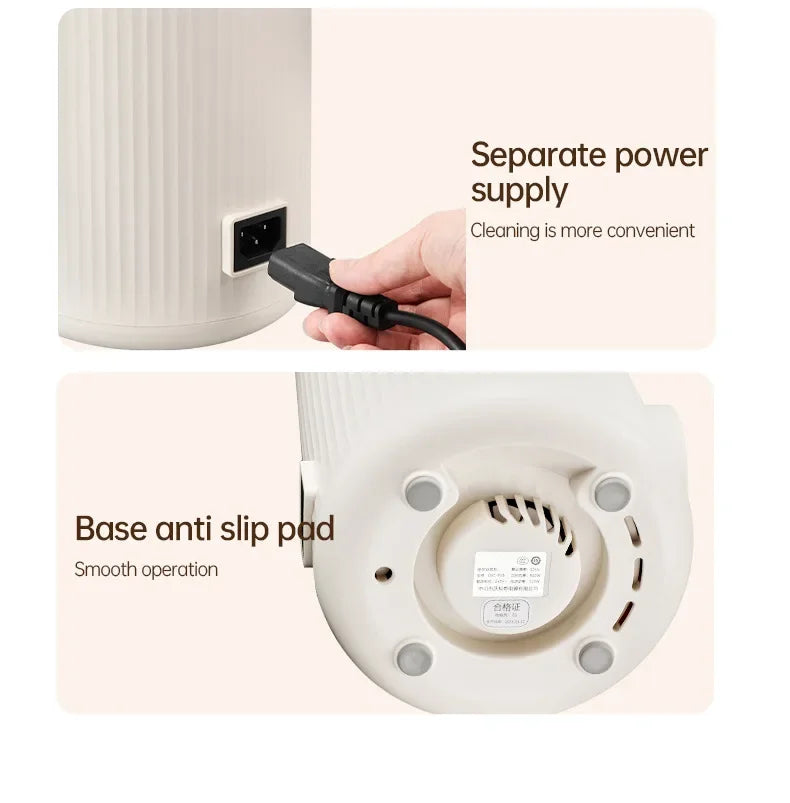 Soy Milk Machine Electric Juicer Blender Mixer Soybean Milk Maker Wall Breaking Machine 10-leaf Blade Breakfast Machine