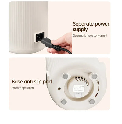 Soy Milk Machine Electric Juicer Blender Mixer Soybean Milk Maker Wall Breaking Machine 10-leaf Blade Breakfast Machine