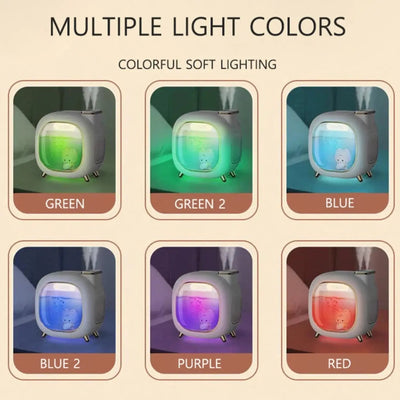 Moe Wa Humidifier Mini USB Double Spray Air Humidifier - Smart Nest Gadgets