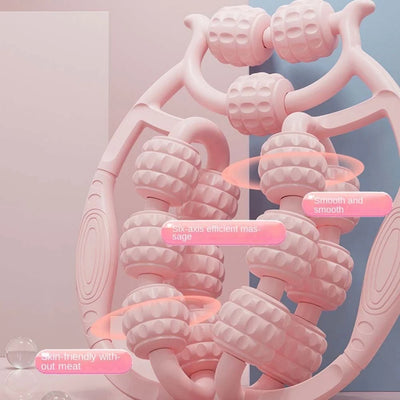 Leg Massager Multi-functional 12 Wheels Full-coverage Massage Roller for Arm Waist Leg Muscle Relaxation Manual Massage Machine