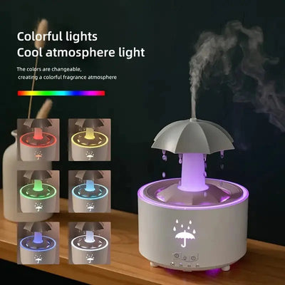 Rotate Umbrella Water Drop Air Humidifier  Colorful - Smart Nest Gadgets