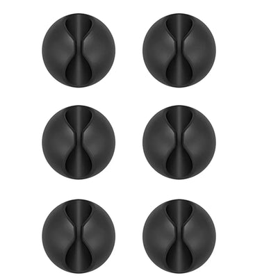 Cable Organizer 6Pcs Cable Clip Desk Tidy Organiser Cable Winder Wire Cord USB Charger Cord Holder Organizer Fixed Clasp
