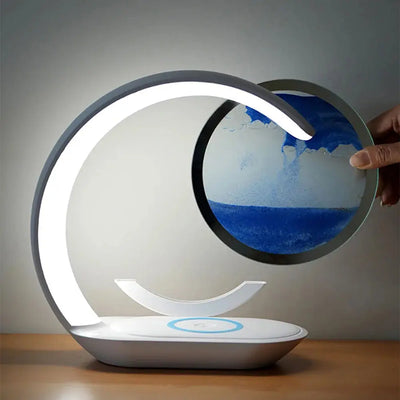 Quicksand Table Lamp Wireless Charging Desk Lamp - Smart Nest Gadgets