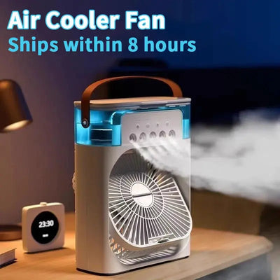 Spray fan portable household three in one small air cooler - Smart Nest Gadgets