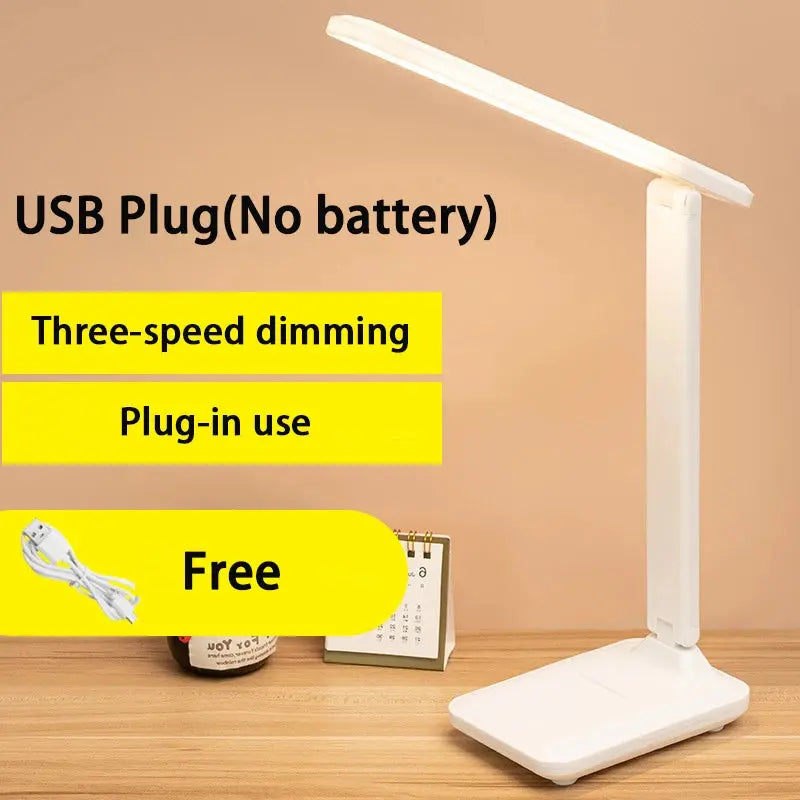 Folding Table Lamp USB Touch Dimmable Night Light - Smart Nest Gadgets