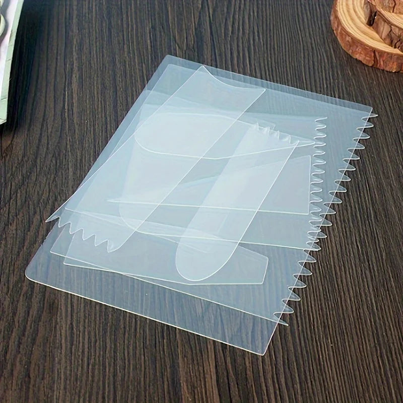 9pcs, Professional Baking Tools Set - Cake Scraper, Cream Spatula, Cake Cutter, Pastry Mold - Essential Kitchen Gadgets