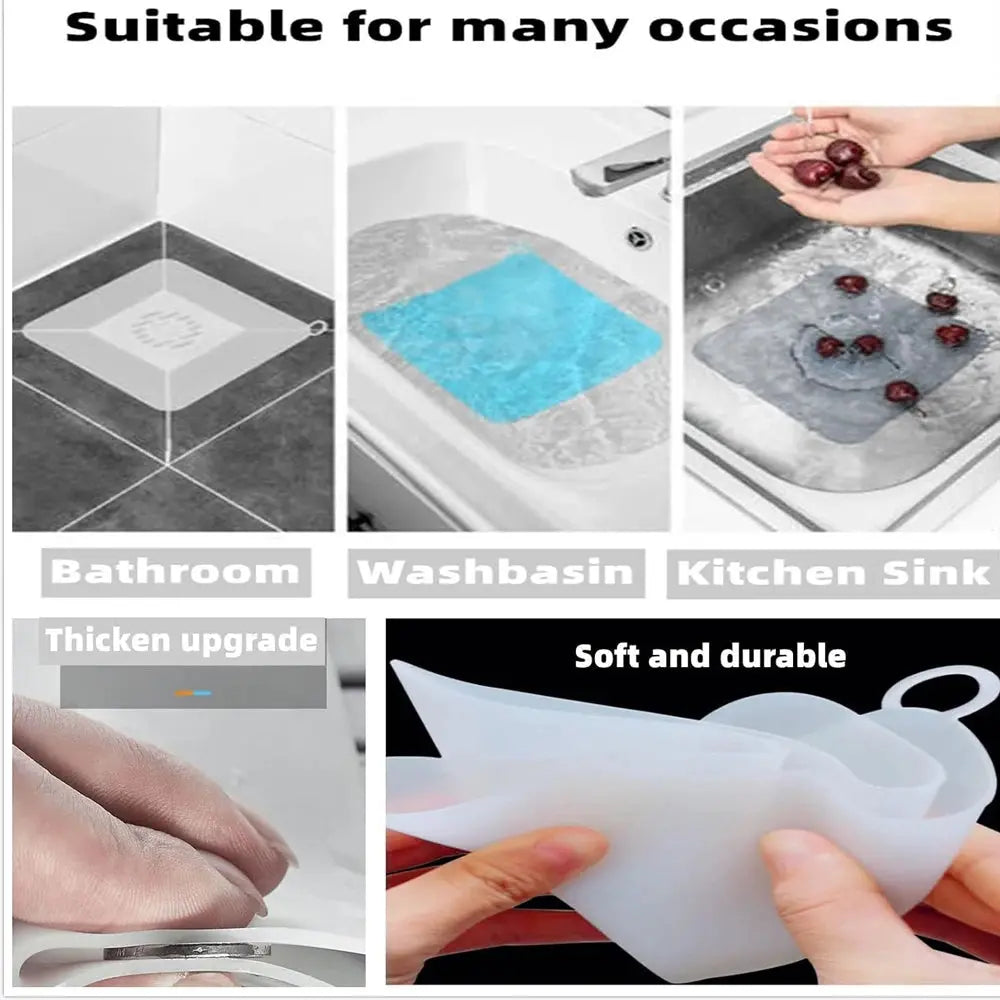 Thick Silicone Floor Drain Deodorant Cover Bathroom - Smart Nest Gadgets