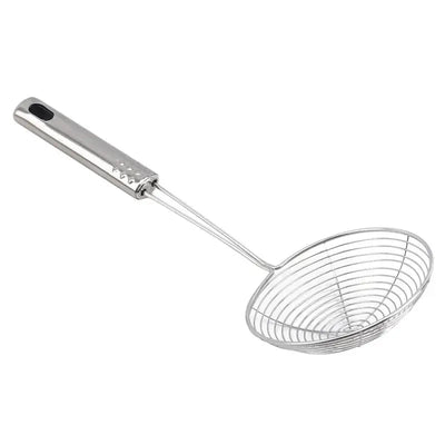 Stainless Steel Skimmer Solid Spider Strainer Ladle Stainless Steel Kitchen Utensil Tool French Fries Fish Frying Utensil Smart Nest Gadgets