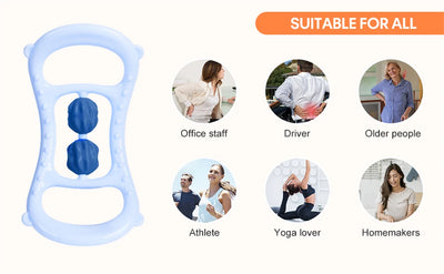 Leg Massager Multi-functional 12 Wheels Full-coverage Massage Roller for Arm Waist Leg Muscle Relaxation Manual Massage Machine