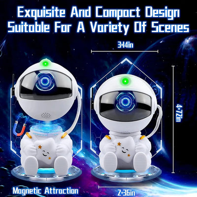Star Projector Galaxy Night Light Astronaut Space - Smart Nest Gadgets