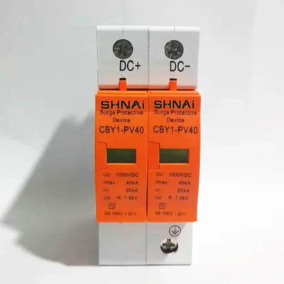 Surge Protective Device SPD DC 500V 800V 1000V 2P DC1000V 20KA~40KA  Low-voltage Arrester  House din rail 2 Poles Protector