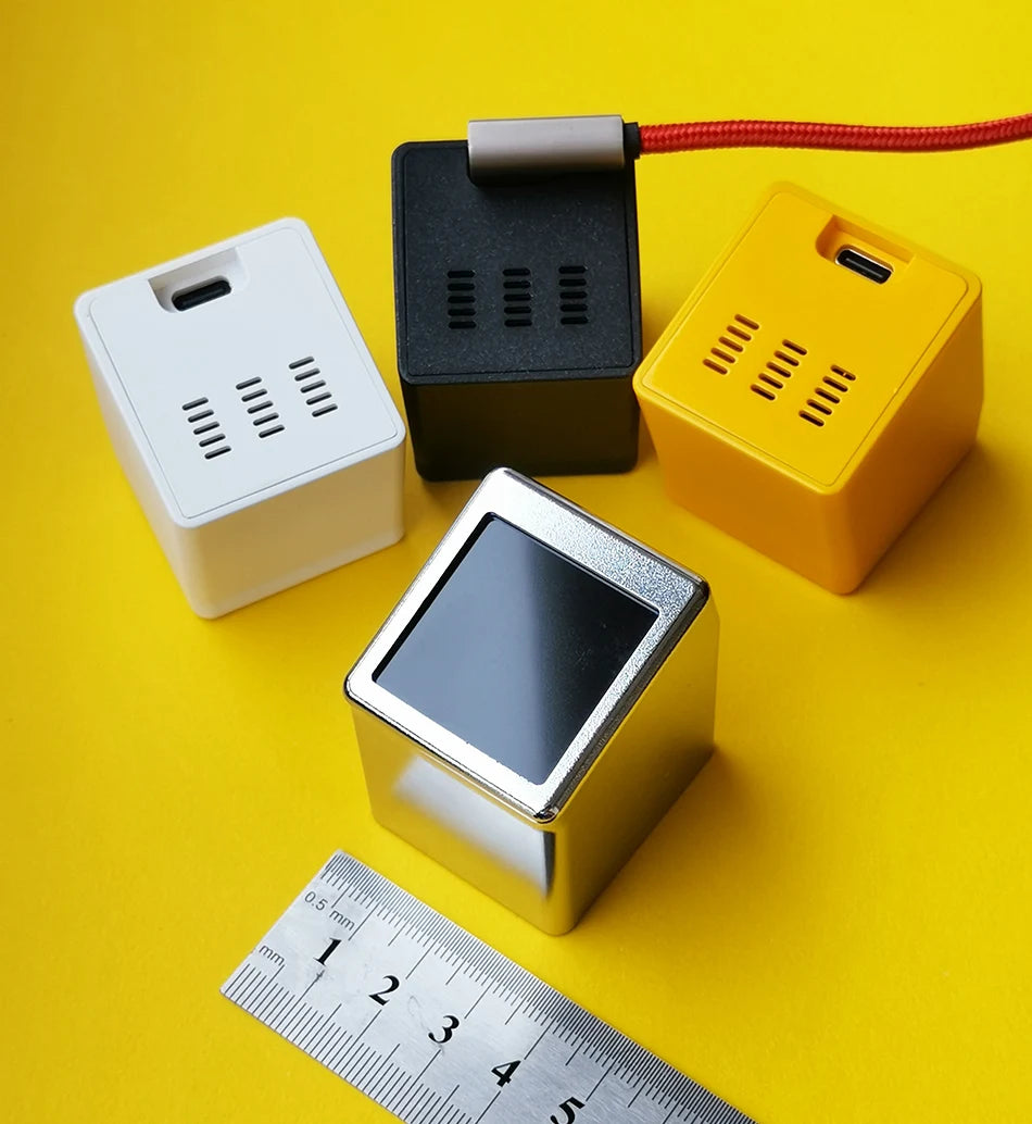 Smart Touch Weather Station WiFi Desk Digital Analog Alarm Clock  Small Album Photo Frame Multi-function Cool Gadget Gift