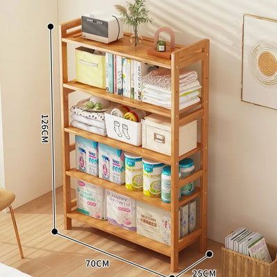 Kitchen shelf, floor standing multi-layer product collection, household pot seasoning shelf, fruit and vegetable bowl and dish