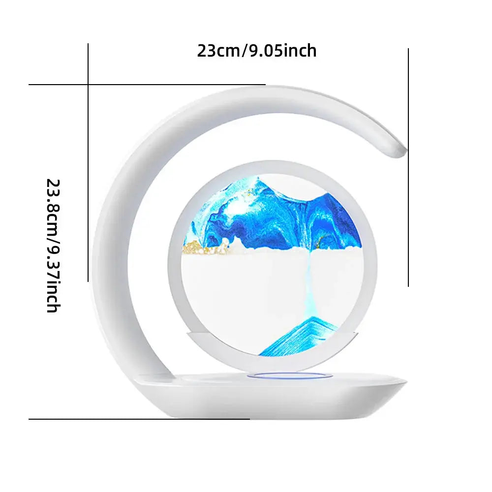 Quicksand Table Lamp Wireless Charging Desk Lamp - Smart Nest Gadgets