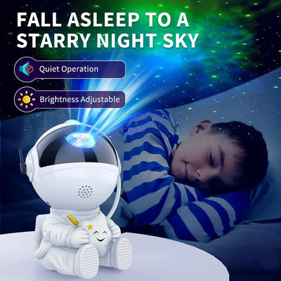 Star Projector Galaxy Night Light Astronaut Space - Smart Nest Gadgets
