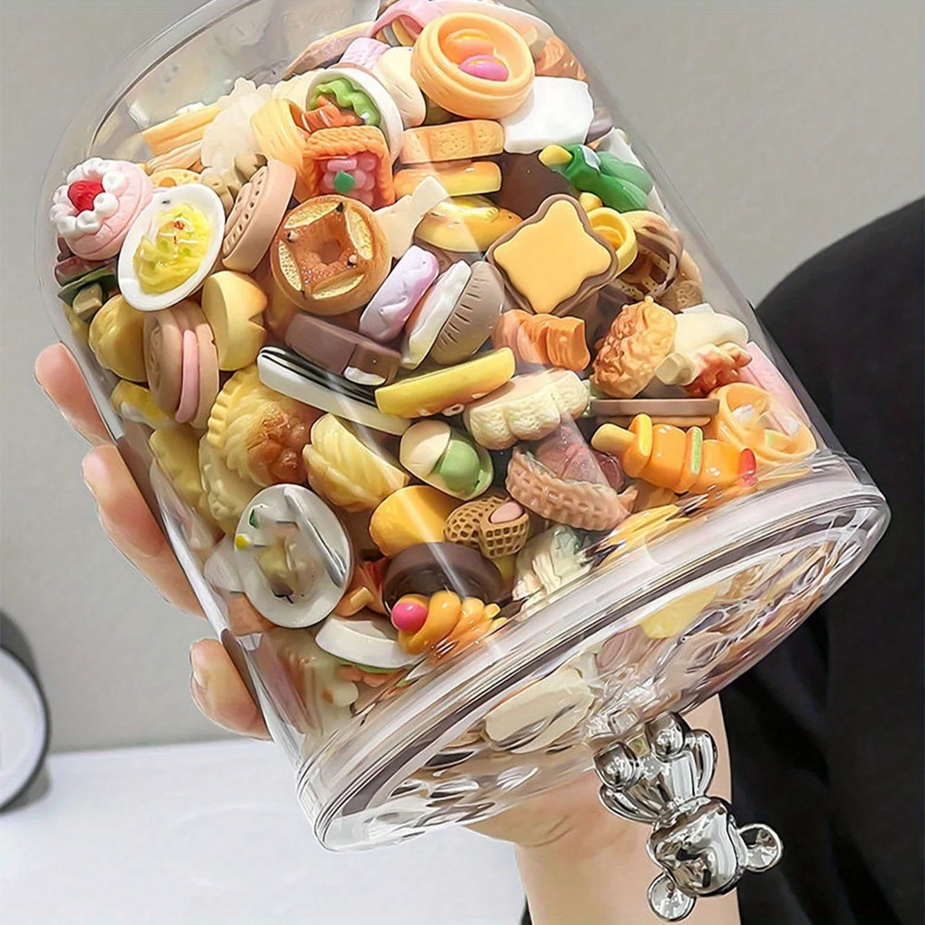 1PCS Storage Jars With Lids Sealed Food Storage Boxes Plastic Sealed Storage Jars Candy Storage Boxes Kitchen Storage Boxes