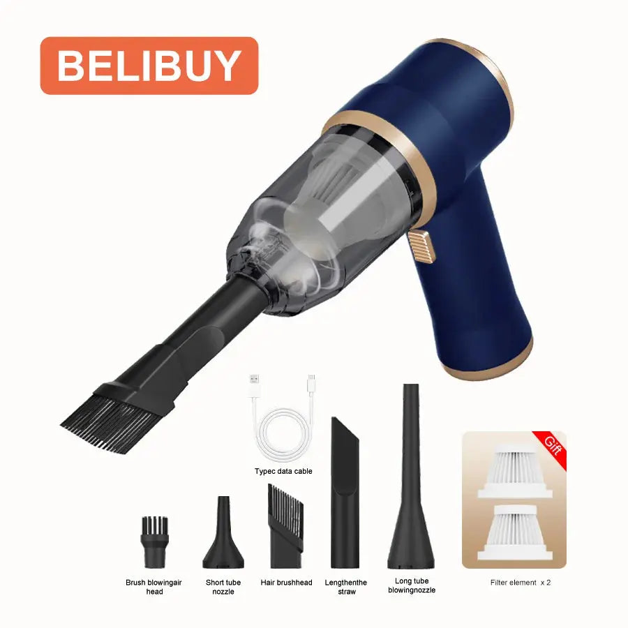 Wireless Car Vacuum Cleaner for Cleaning Bedroom - Smart Nest Gadgets