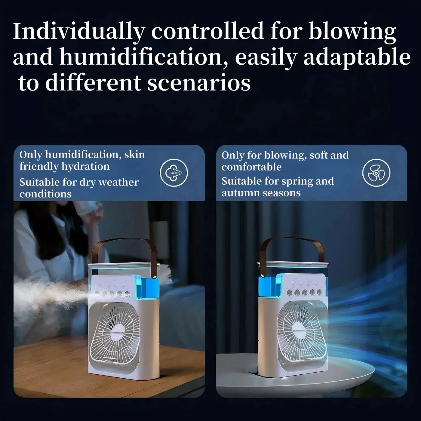 Spray fan portable household three in one small air cooler - Smart Nest Gadgets