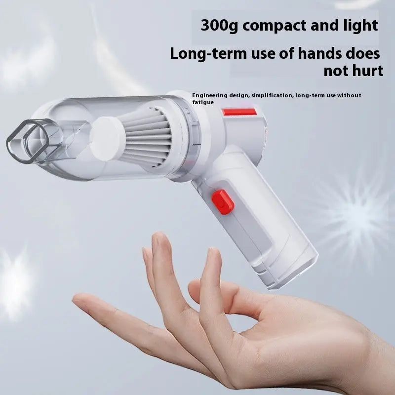 Car Wireless Charging Dual Use In Car And Home Handheld Vacuum Cleaner Smart Nest Gadgets