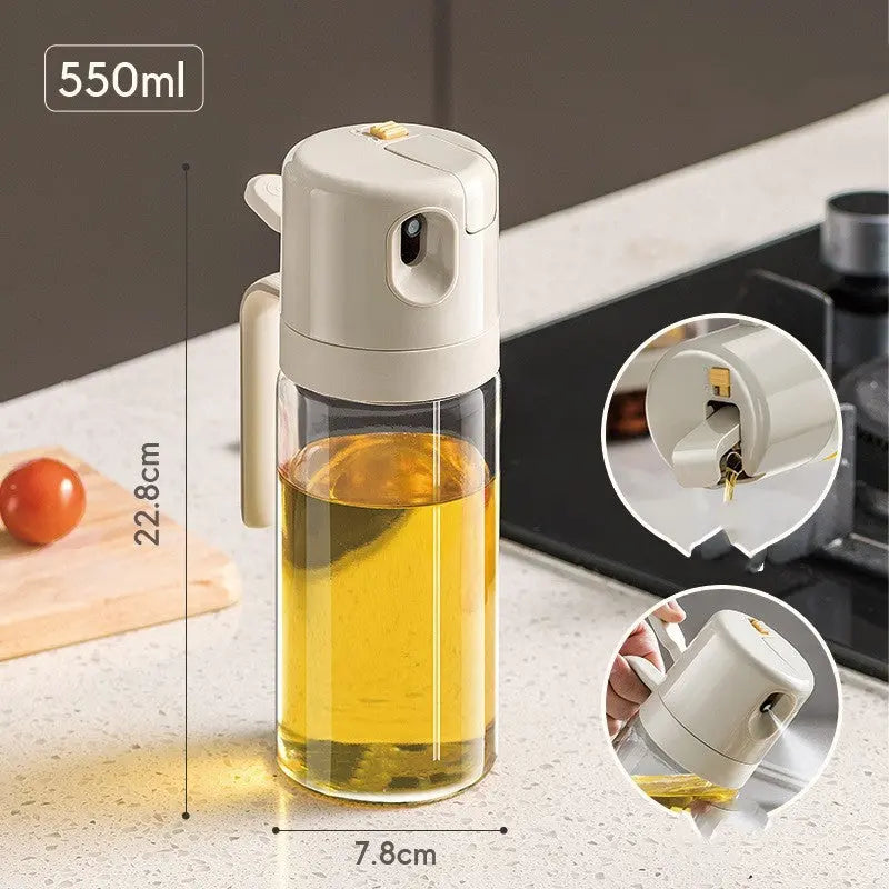 Oil Sprayer Bottle BBQ Cooking Oil Dispenser Olive - Smart Nest Gadgets