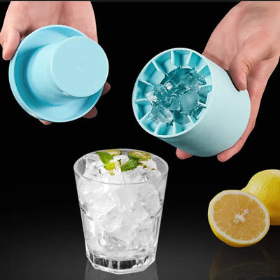 Silicone Household Cylinder Ice Cube Mold Ice Cube - Smart Nest Gadgets